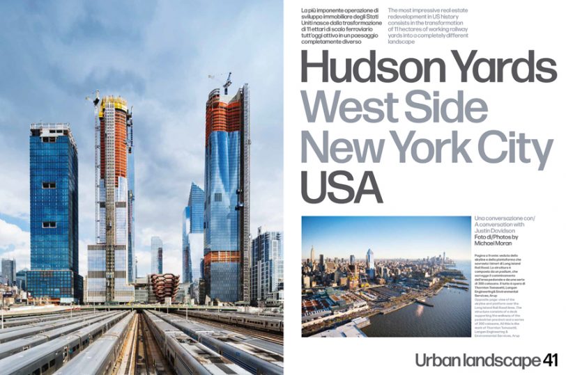 Hudson Yards photographed for the May 2018 issue of Domus