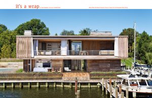 Acton Cove House by Bates Masi + Architects featured in Fall 2018 issue of Interior Design Homes